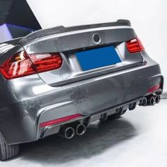 BMW 3 SERİSİ F30 DİFÜZÖR SAĞ+SOL ÇİFTLİ 2012 2018 PARLAK SİYAH