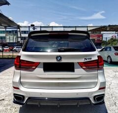 BMW X5 F15 DİFÜZÖR  VE FLAP SETİ 2014 2018  PARLAK SİYAH İTHAL