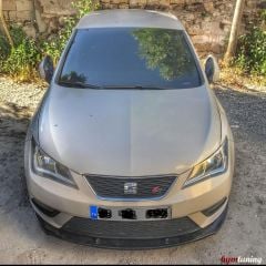 Seat Ibiza Lip, Ön Lip Parlak Siyah, 2008 2017 arası uyumlu Piano Black İbiza Mk4 ön lip