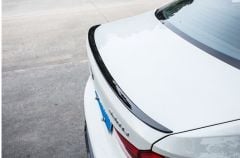 BMW 5 Serisi G30 M5 İnce Spoiler BOYASIZ, ABS Plastik 520 Spoyler, 2018 2023, G30 Arka Bagaj Çıtası