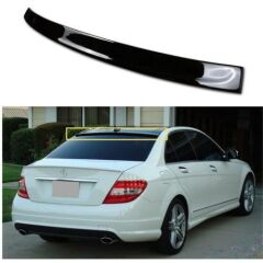 Mercedes w204 kasa c180 cam üstü spoiler piano black boyalı