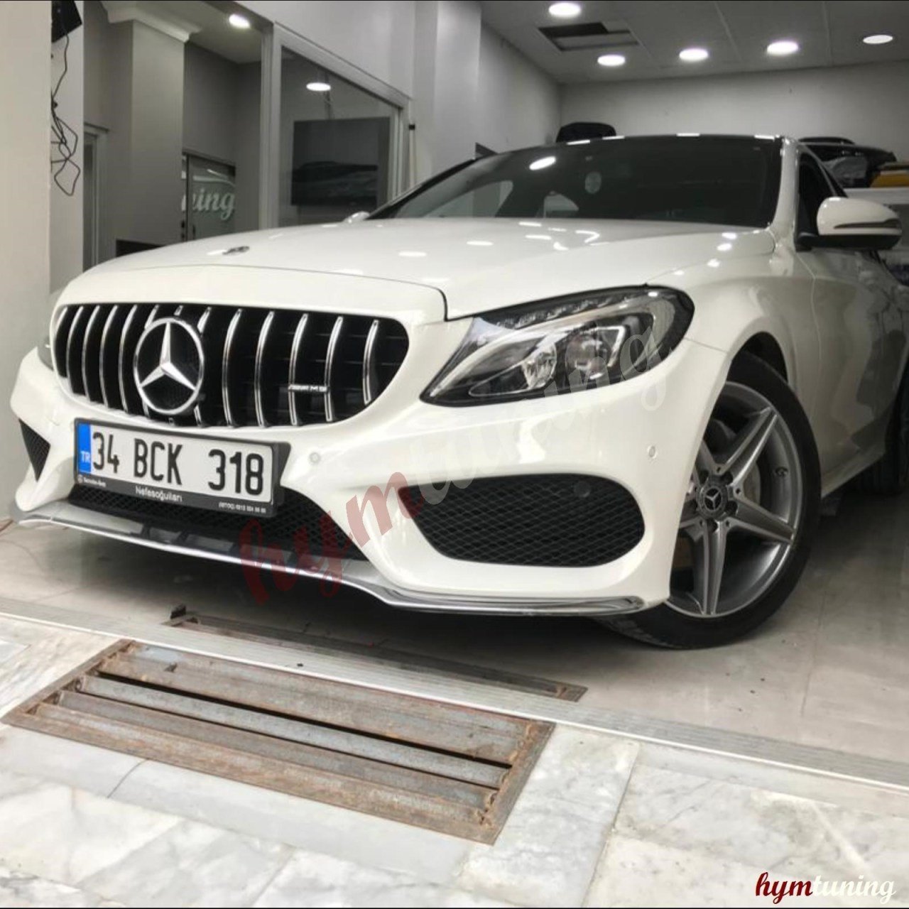 MERCEDES C SERİSİ W205 GTR PANJUR KROM