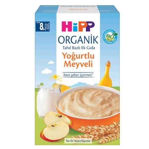 Hipp Organik Sütlü Yoğurtlu Meyveli 250 gr