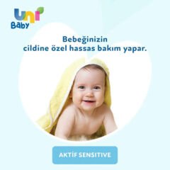 Uni Baby Aktif Sensitive Islak Havlu 3x52li
