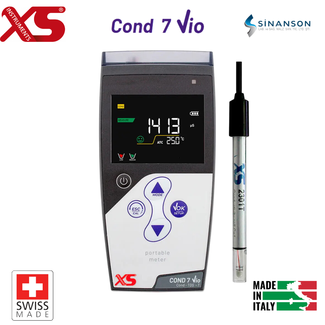 XS Instruments COND 7 Vio | Portatif İletkenlik Ölçer