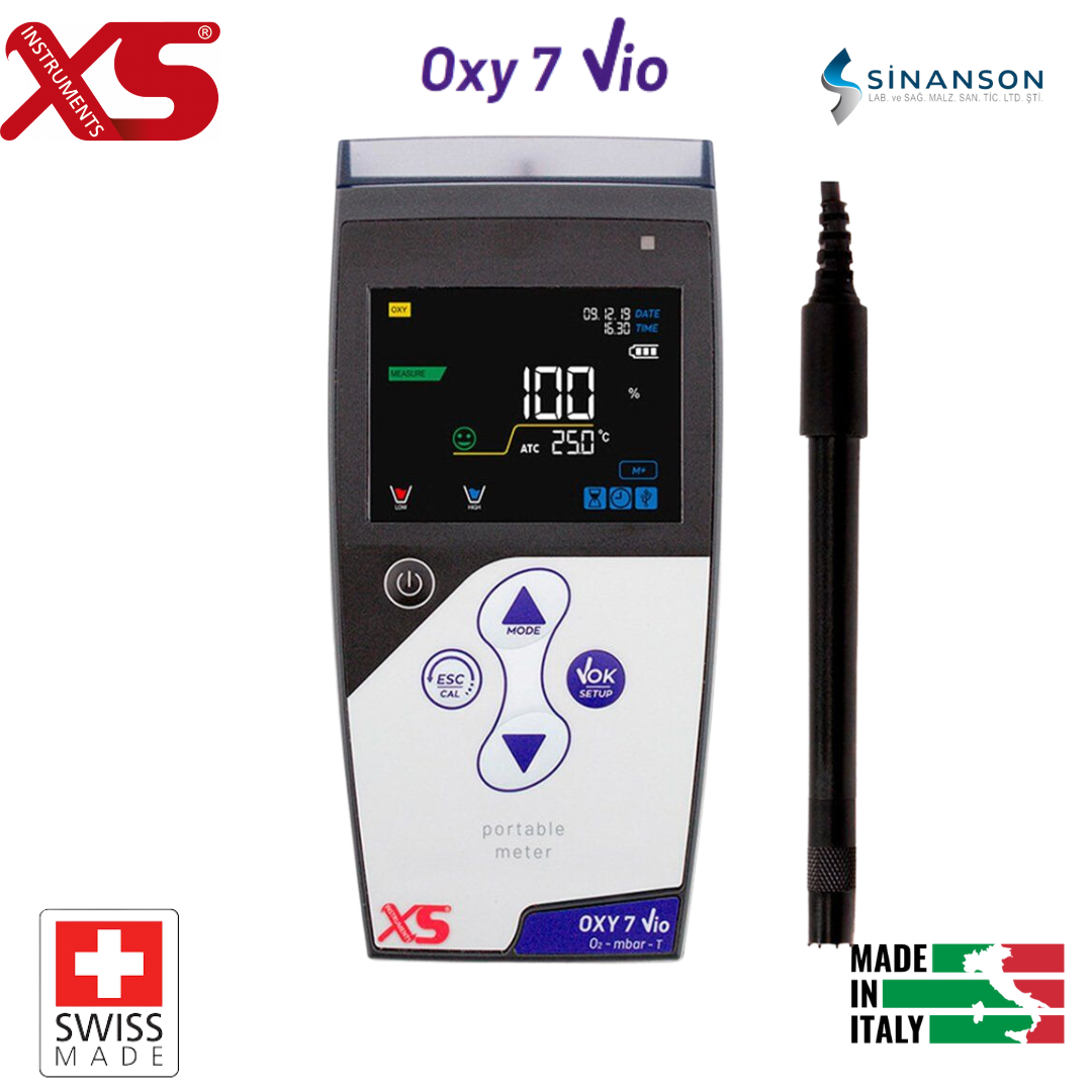 XS Instruments Oxy 7 Vio | Portatif Çözünmüş Oksijen Ölçer