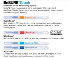 Hygiena Ensure Touch ATP ve Luminometer Hijyen Test Cihazı