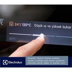 Electrolux EOB8S39Z SteamBoost Steamify® Wi-Fi Buharlı Pirolitik Ankastre Fırın