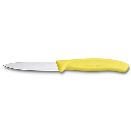 Victorinox 8Cm Soyma Bıçağı (Düz Ağızlı) - Sarı