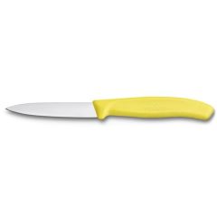 Victorinox 8Cm Soyma Bıçağı (Düz Ağızlı) - Sarı