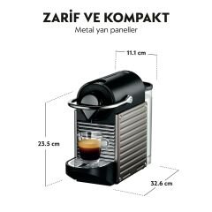 Nespresso C66T Pixie Kapsüllü Kahve Makinesi