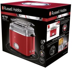 Russell Hobbs 21680-56 Retro Kırmızı Ekmek Kızartma