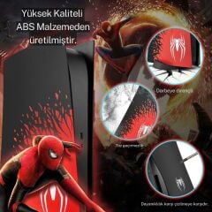 Cosmostech PS5 CD Sürüm Uyumlu - Spider - Man 2 Desenli Konsol Faceplate Shell Covers Kapakları