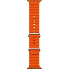 Cosmostech Akıllı Saat Watch için Uyumlu 42MM 44MM 45MM 49MM 1/2/3/4/5/6/se/7/8/ultra Akıllı Saat Silikon Kordon ve Kayışı Turuncu