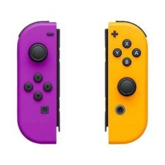 Cosmostech NS Switch Uyumlu 2'li J-C Joycon PAD Controller Gamepad Oyun Kolu Turuncu-Mor