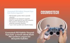 Cosmostech PS2 Controller Oyun Kolu , Titreşimli Gamepad Joystick