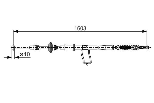 FREN TELİ. 1603 MM