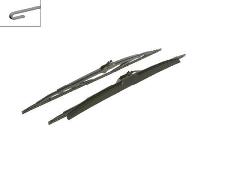 TWİN RÜZGARLIKLI SİLECEK SETİ - 600/600 ALPINA B.BOVENSIEPENKG -BMW-BUICK-RENAULT 5-SERİE 7-SERİE B10 B11 B12 GL 8 SAFRANE