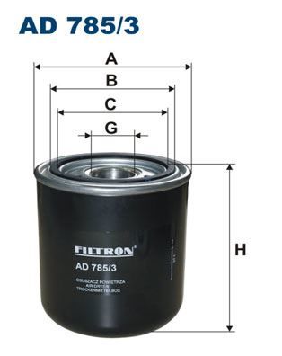 HAVA Kurutucu FİLTRESİ Daf 45 LF-65 CF-75 CF-85 CF-CF65-CF75-CF85-XF105Ginaf X-SeriesVan Hool T/TD
