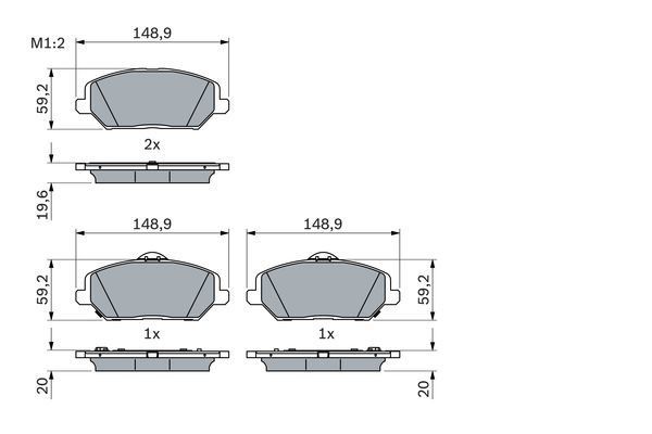 DİSK BALATA CEED 1.0 T-GDI-CEED 1.0 T-GDI SPORTS WAGON-CEED 1.4-CEED 1.4 SPORTS WAGON