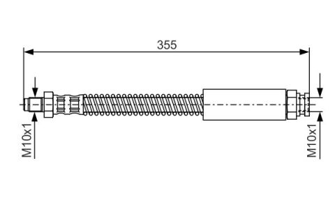 FREN HORTUMU. 355.00 MM 1987476729
