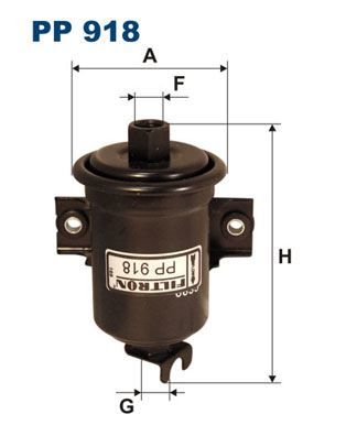 YAKIT FİLTRE TOYOTA COROLLA VI 87-93 -COROLLA VII 92-97 450905987-3156000-EFP235-EFP235
