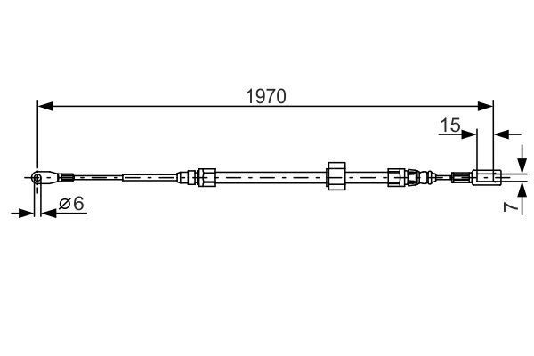 FREN HALATI ARKA MERCEDES SPRINTER B901 B904 . VW LT 28-35-46 1970mm/285mm