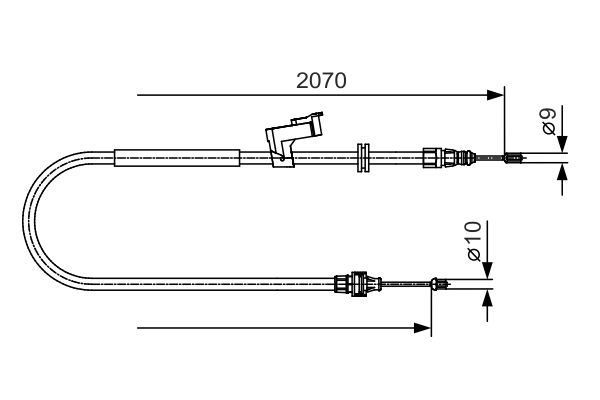 FREN TELİ. 2070 MM