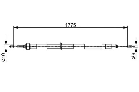 FREN TELİ. 1775 MM