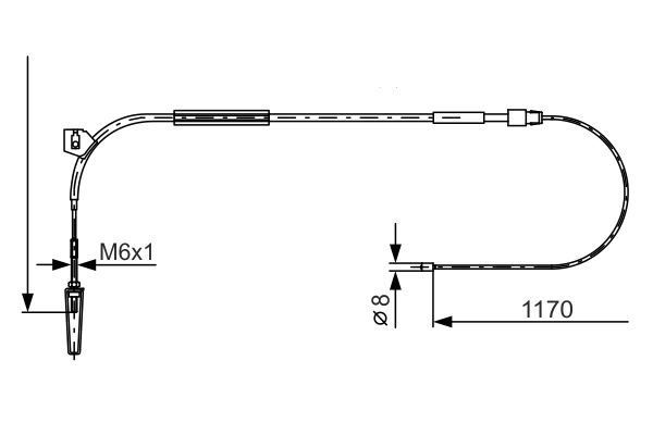 FREN TELİ. 1170 MM