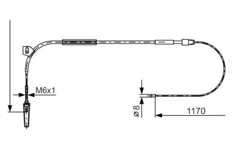 FREN TELİ. 1170 MM