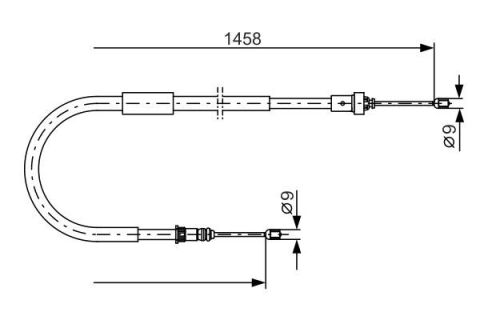FREN TELİ. 1458 MM