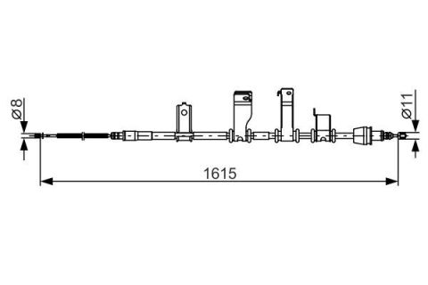 FREN TELİ. 1615 MM