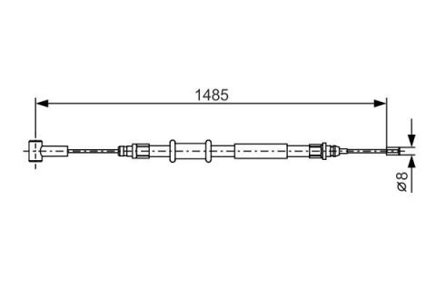 FREN TELİ. 1485 MM