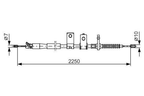 FREN TELİ. 2250 MM