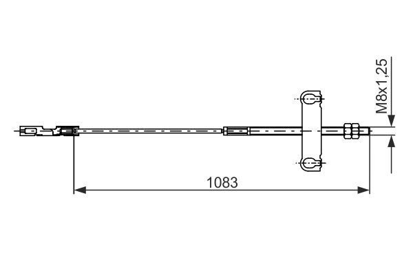 FREN TELİ. 1083 MM