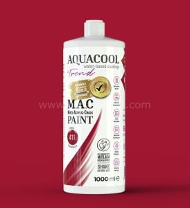 Trend M.A.C Su Bazlı Kızıl 411 Lake Boya 150 ml