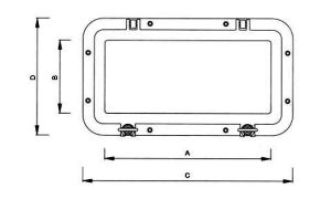 Dikdörtgen Lumboz 400x200mm