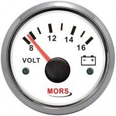 Voltmetre Göstergesi Beyaz 24V