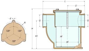 Deniz Suyu Filtresi 1162 - 3''