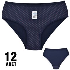 Dondeza 301-107 Desenli Bayan Bato 12'li