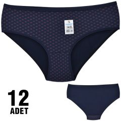 Dondeza 201-91 Desenli Bayan Ara Beden Külot 12'li