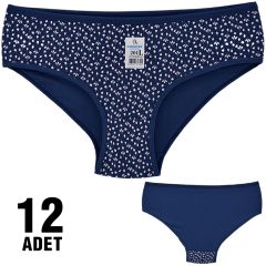 Dondeza 201-93 Desenli Bayan Ara Beden Külot 12'li