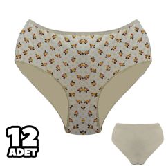 Dondeza 601-35 Desenli Bayan Battal Bato 12'li