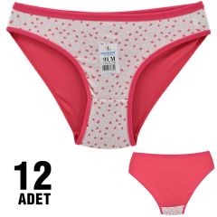 Dondeza 101-105 Desenli Bayan Bikini 12'li