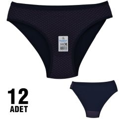 Dondeza 101-95 Desenli Bayan Bikini 12'li