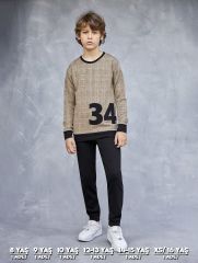 Elsima 3166 Erkek Çocuk Uzun Kollu Pijama Takımı 6'lı (8-16YAŞ)