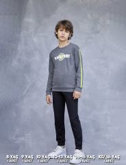 Elsima 3168 Erkek Çocuk Uzun Kollu Pijama Takımı 6'lı (8-16YAŞ)