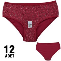 Dondeza 301-116 Desenli Bayan Bato 12'li