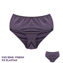 Dondeza 664-3 (XXL) Desenli Viscon Bayan Bikini 12'li